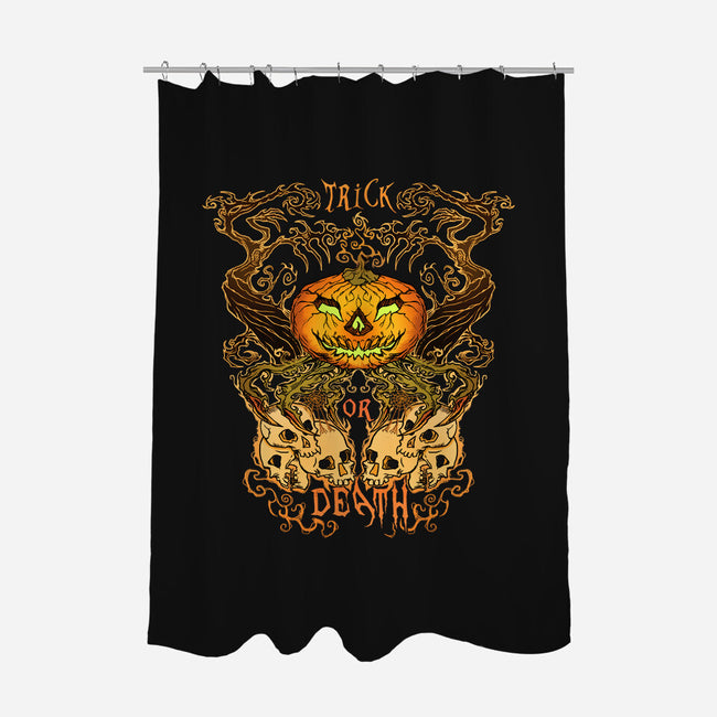 Trick Or Death-None-Polyester-Shower Curtain-Damyanoman