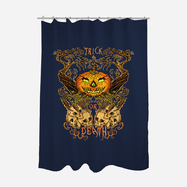 Trick Or Death-None-Polyester-Shower Curtain-Damyanoman