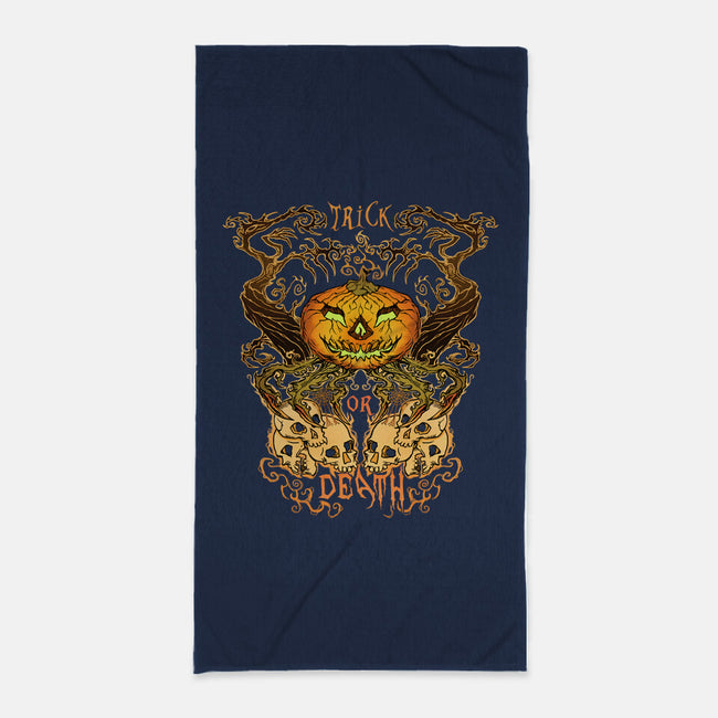 Trick Or Death-None-Beach-Towel-Damyanoman