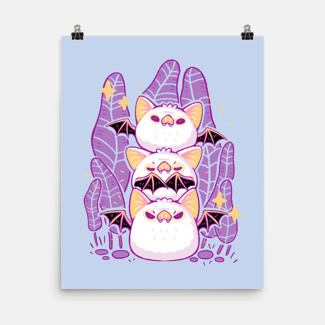 Cute Honduran White Bats-None-Matte-Poster-xMorfina