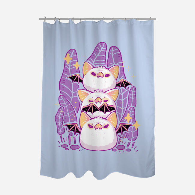 Cute Honduran White Bats-None-Polyester-Shower Curtain-xMorfina