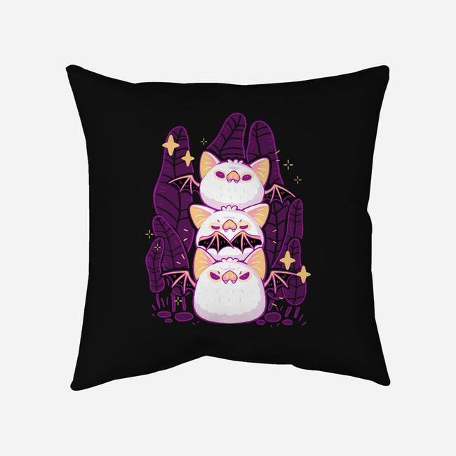 Cute Honduran White Bats-None-Removable Cover-Throw Pillow-xMorfina