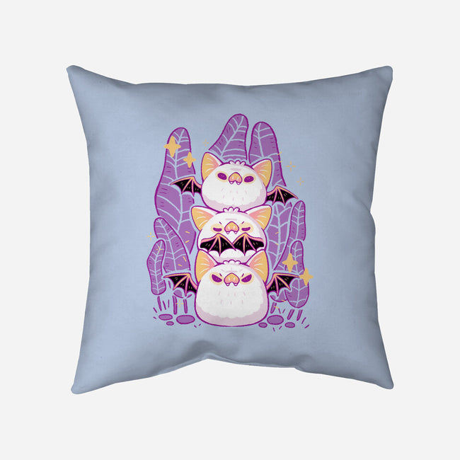 Cute Honduran White Bats-None-Removable Cover-Throw Pillow-xMorfina