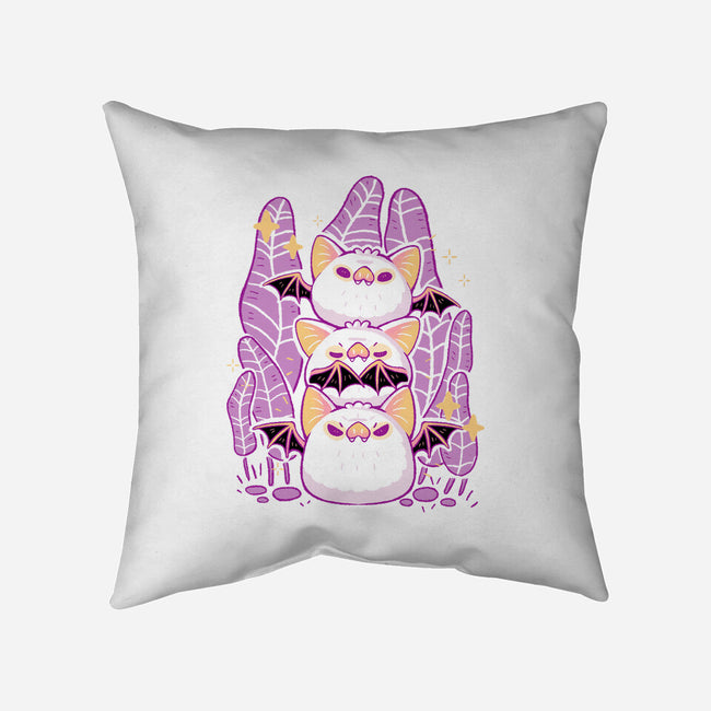 Cute Honduran White Bats-None-Removable Cover-Throw Pillow-xMorfina