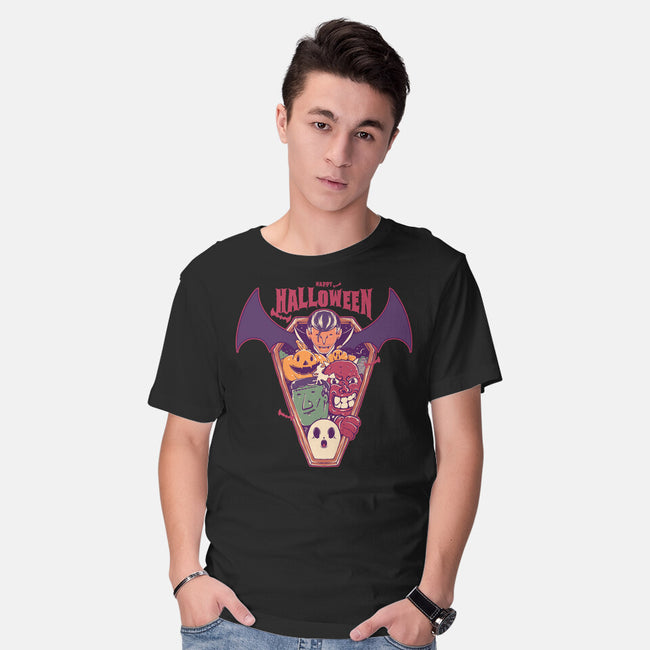 Ghost Party Halloween-Mens-Basic-Tee-MMNINESTD