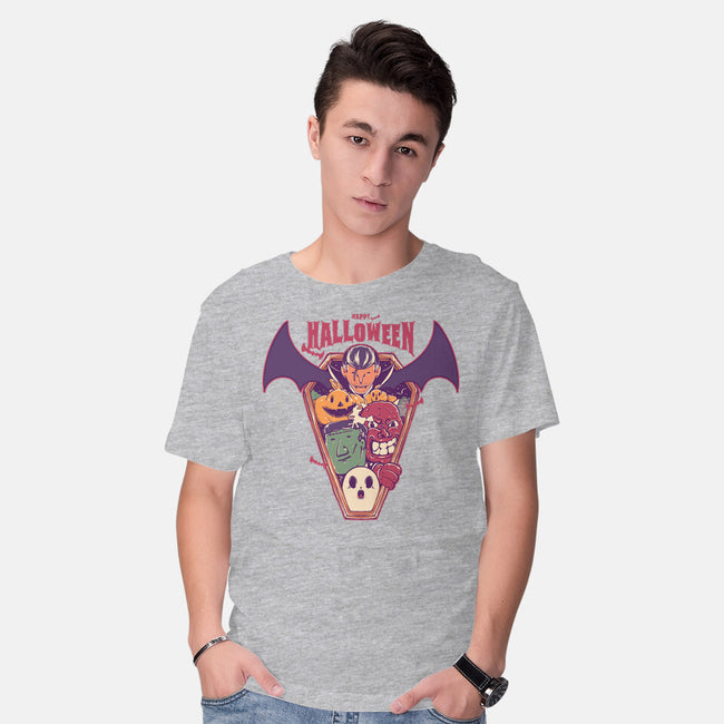 Ghost Party Halloween-Mens-Basic-Tee-MMNINESTD