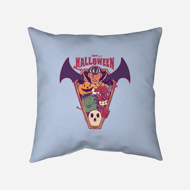 Ghost Party Halloween-None-Removable Cover-Throw Pillow-MMNINESTD