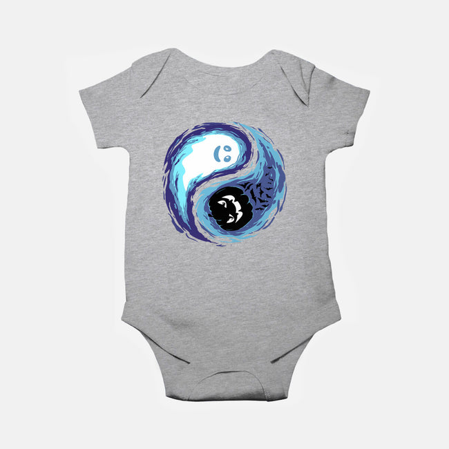 Yin Yang Halloween-Baby-Basic-Onesie-IKILO