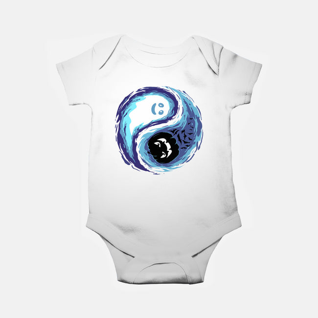 Yin Yang Halloween-Baby-Basic-Onesie-IKILO