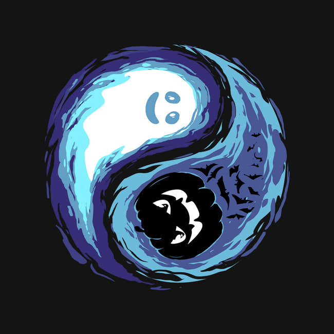 Yin Yang Halloween-Mens-Heavyweight-Tee-IKILO