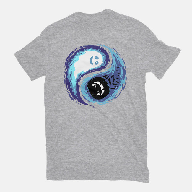 Yin Yang Halloween-Mens-Heavyweight-Tee-IKILO