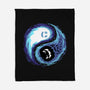 Yin Yang Halloween-None-Fleece-Blanket-IKILO