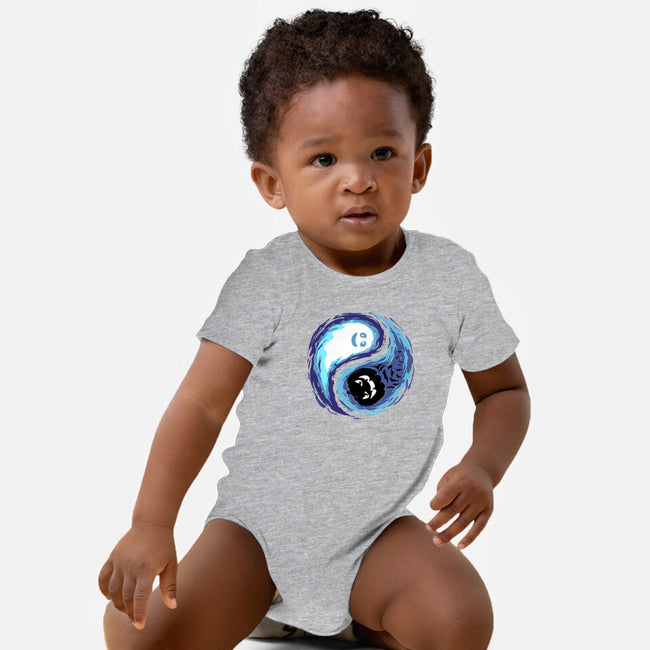 Yin Yang Halloween-Baby-Basic-Onesie-IKILO