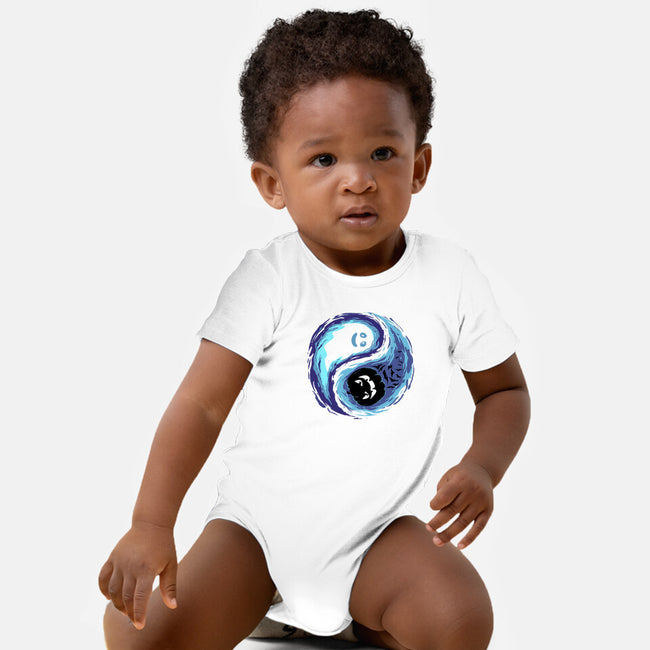 Yin Yang Halloween-Baby-Basic-Onesie-IKILO