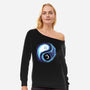 Yin Yang Halloween-Womens-Off Shoulder-Sweatshirt-IKILO