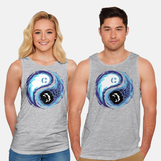 Yin Yang Halloween-Unisex-Basic-Tank-IKILO