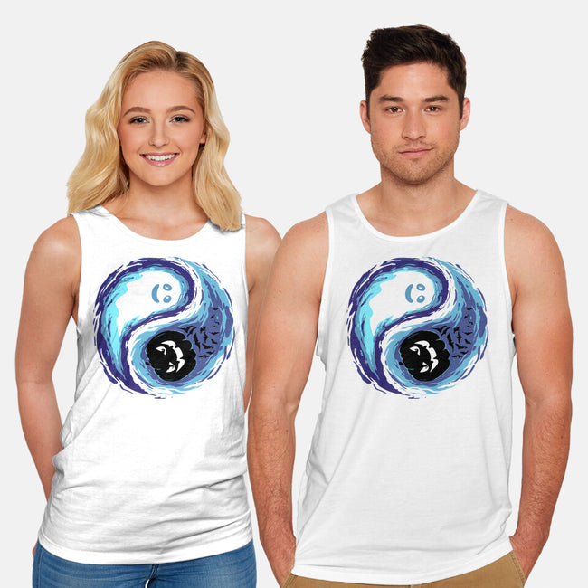 Yin Yang Halloween-Unisex-Basic-Tank-IKILO