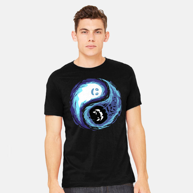 Yin Yang Halloween-Mens-Heavyweight-Tee-IKILO