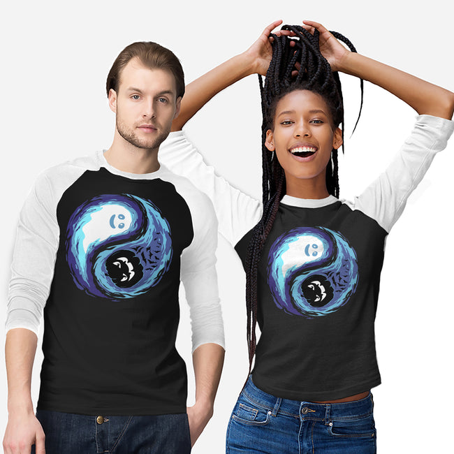 Yin Yang Halloween-Unisex-Baseball-Tee-IKILO