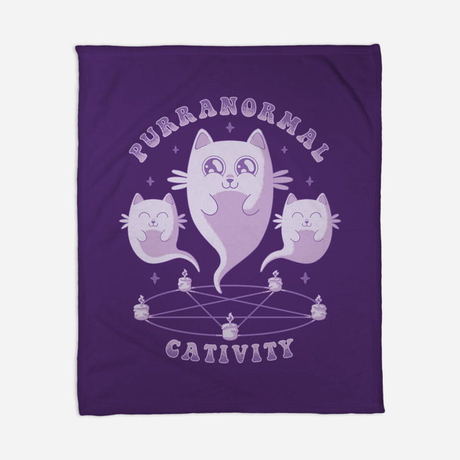 Purranormal Cativity-None-Fleece-Blanket-danielmorris1993