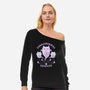 Purranormal Cativity-Womens-Off Shoulder-Sweatshirt-danielmorris1993