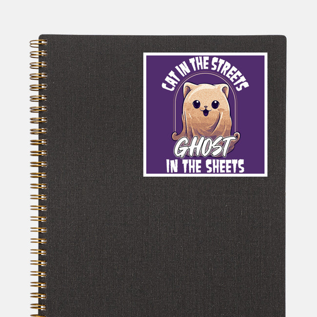 Ghost In The Sheets-None-Glossy-Sticker-neverbluetshirts