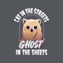 Ghost In The Sheets-Womens-Fitted-Tee-neverbluetshirts