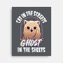 Ghost In The Sheets-None-Stretched-Canvas-neverbluetshirts