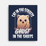 Ghost In The Sheets-None-Stretched-Canvas-neverbluetshirts