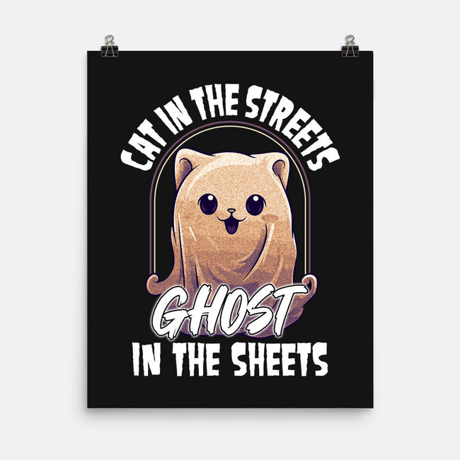 Ghost In The Sheets-None-Matte-Poster-neverbluetshirts