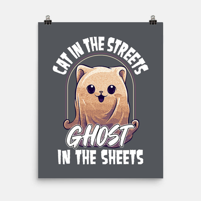 Ghost In The Sheets-None-Matte-Poster-neverbluetshirts