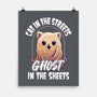 Ghost In The Sheets-None-Matte-Poster-neverbluetshirts