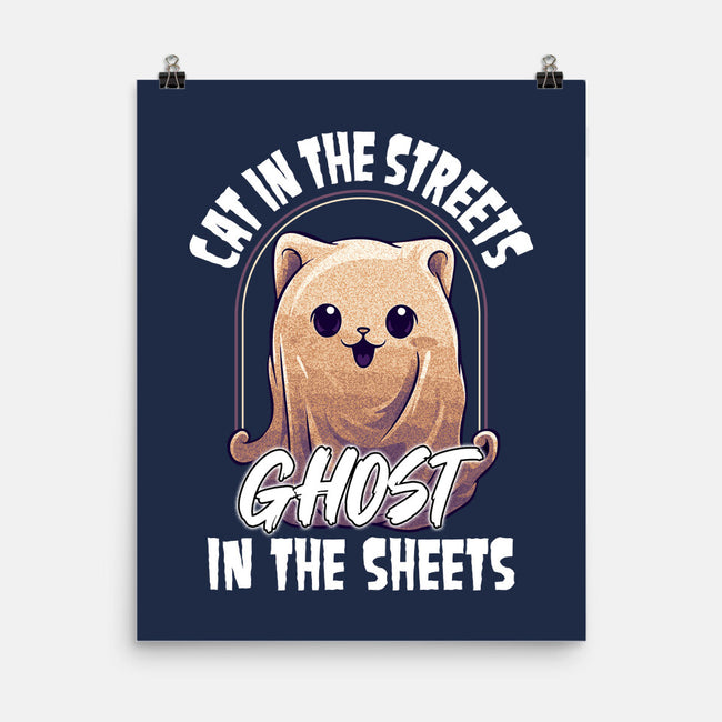 Ghost In The Sheets-None-Matte-Poster-neverbluetshirts