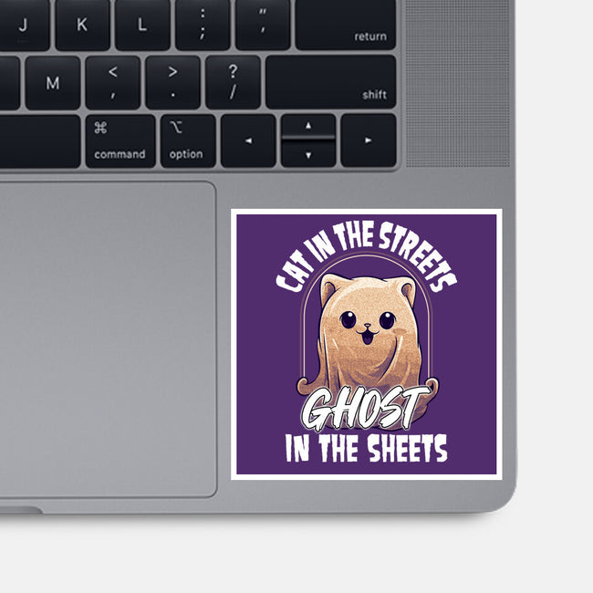 Ghost In The Sheets-None-Glossy-Sticker-neverbluetshirts