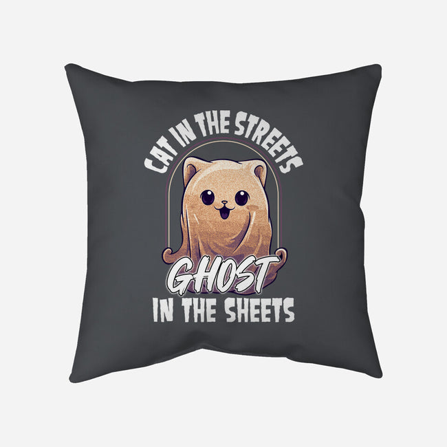 Ghost In The Sheets-None-Non-Removable Cover w Insert-Throw Pillow-neverbluetshirts