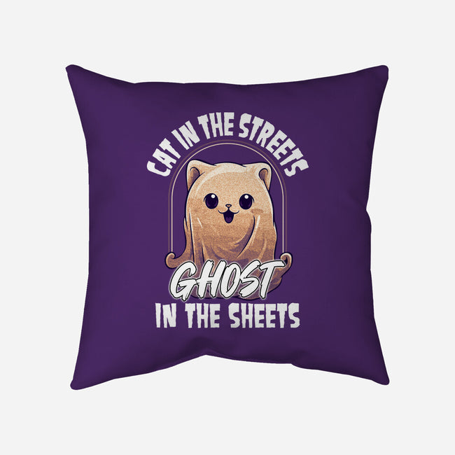 Ghost In The Sheets-None-Non-Removable Cover w Insert-Throw Pillow-neverbluetshirts