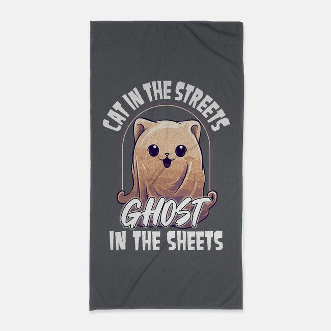 Ghost In The Sheets-None-Beach-Towel-neverbluetshirts