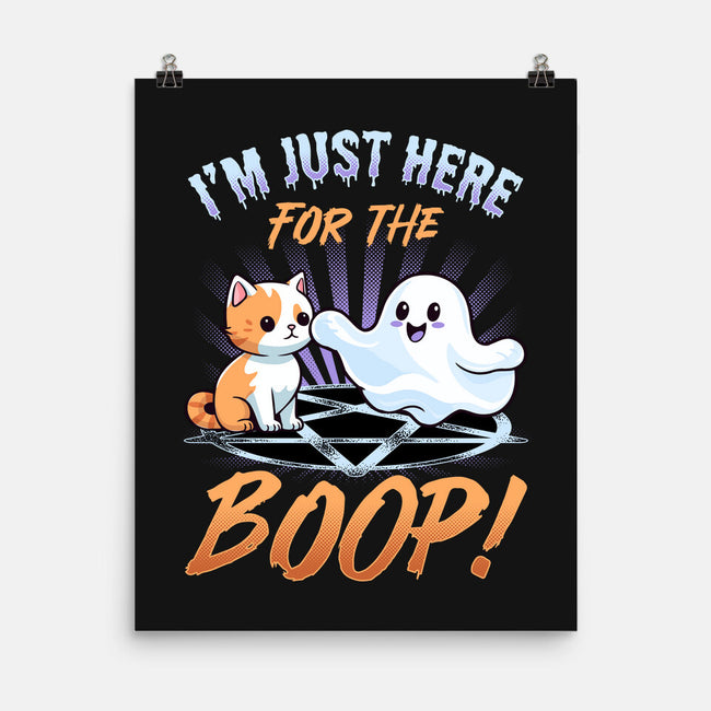 Just Here For The Boop-None-Matte-Poster-neverbluetshirts