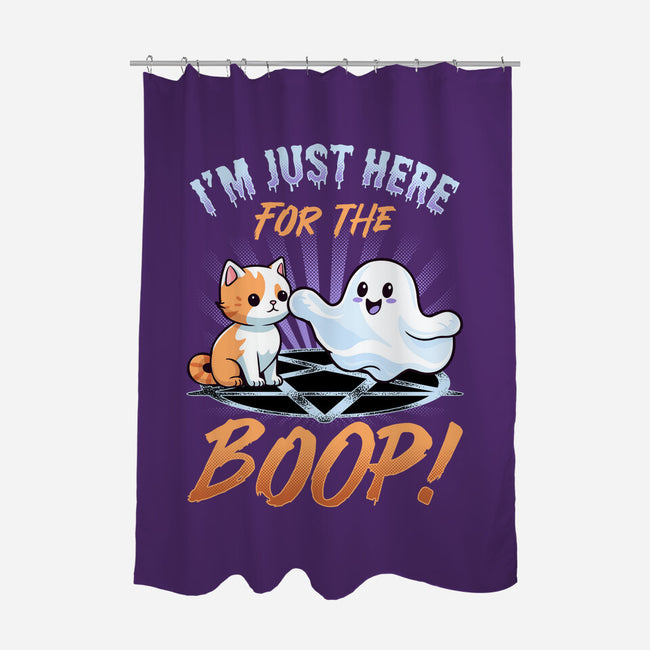 Just Here For The Boop-None-Polyester-Shower Curtain-neverbluetshirts