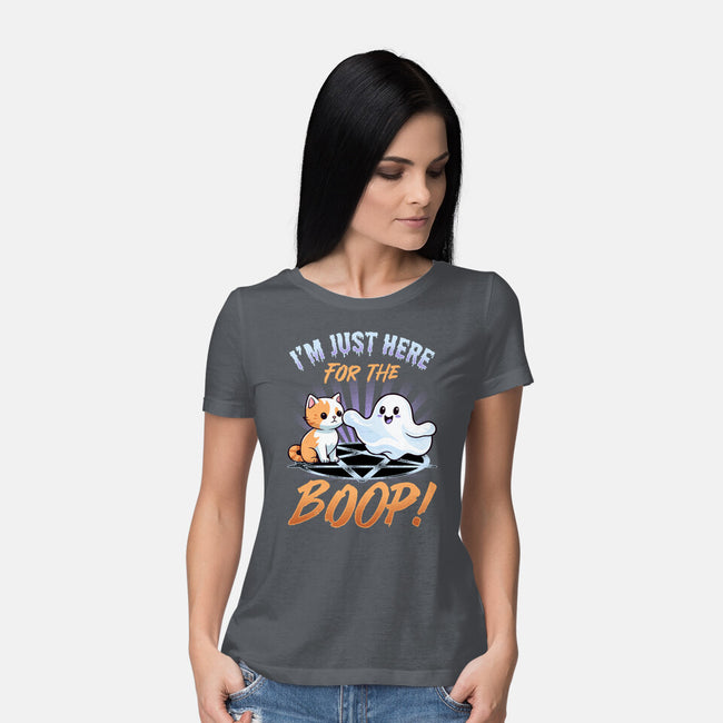 Just Here For The Boop-Womens-Basic-Tee-neverbluetshirts