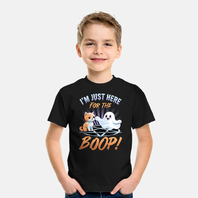 Just Here For The Boop-Youth-Basic-Tee-neverbluetshirts