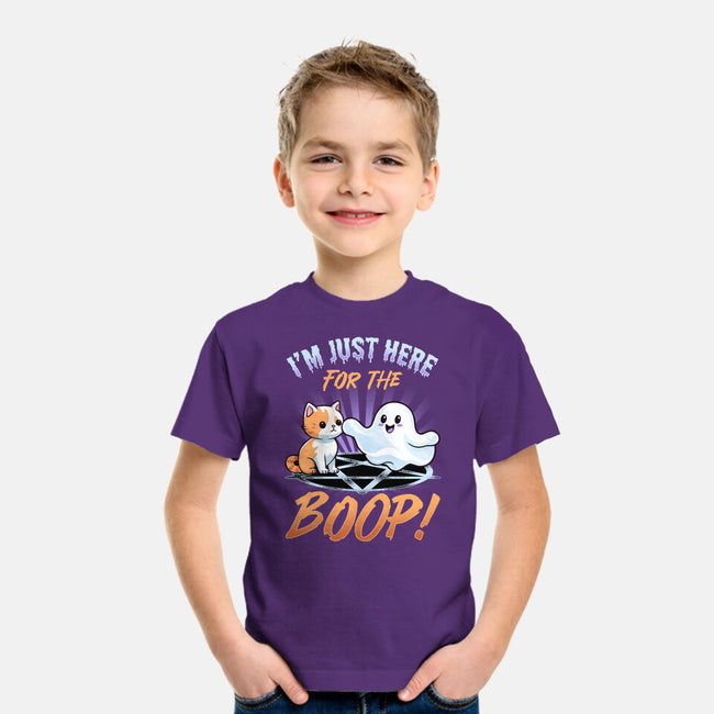 Just Here For The Boop-Youth-Basic-Tee-neverbluetshirts