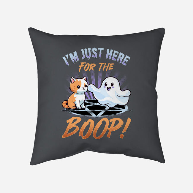 Just Here For The Boop-None-Removable Cover w Insert-Throw Pillow-neverbluetshirts