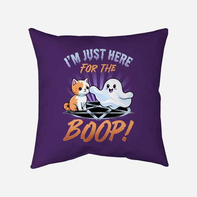 Just Here For The Boop-None-Removable Cover w Insert-Throw Pillow-neverbluetshirts