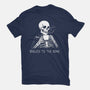 Brewed To The Bone-Womens-Fitted-Tee-neverbluetshirts