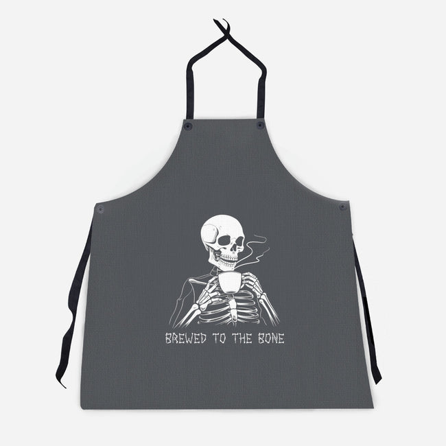 Brewed To The Bone-Unisex-Kitchen-Apron-neverbluetshirts