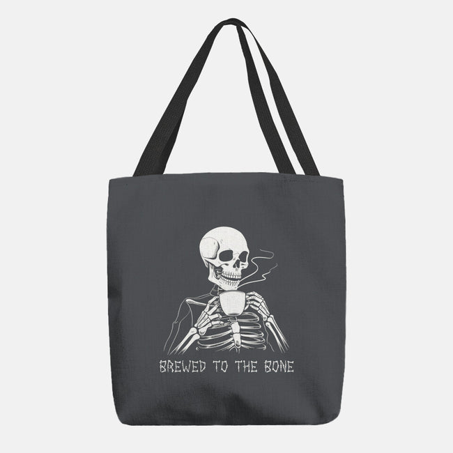 Brewed To The Bone-None-Basic Tote-Bag-neverbluetshirts