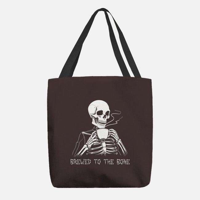 Brewed To The Bone-None-Basic Tote-Bag-neverbluetshirts