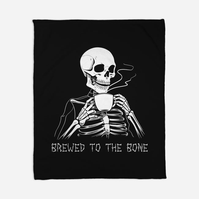 Brewed To The Bone-None-Fleece-Blanket-neverbluetshirts