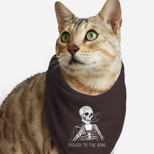 Brewed To The Bone-Cat-Bandana-Pet Collar-neverbluetshirts